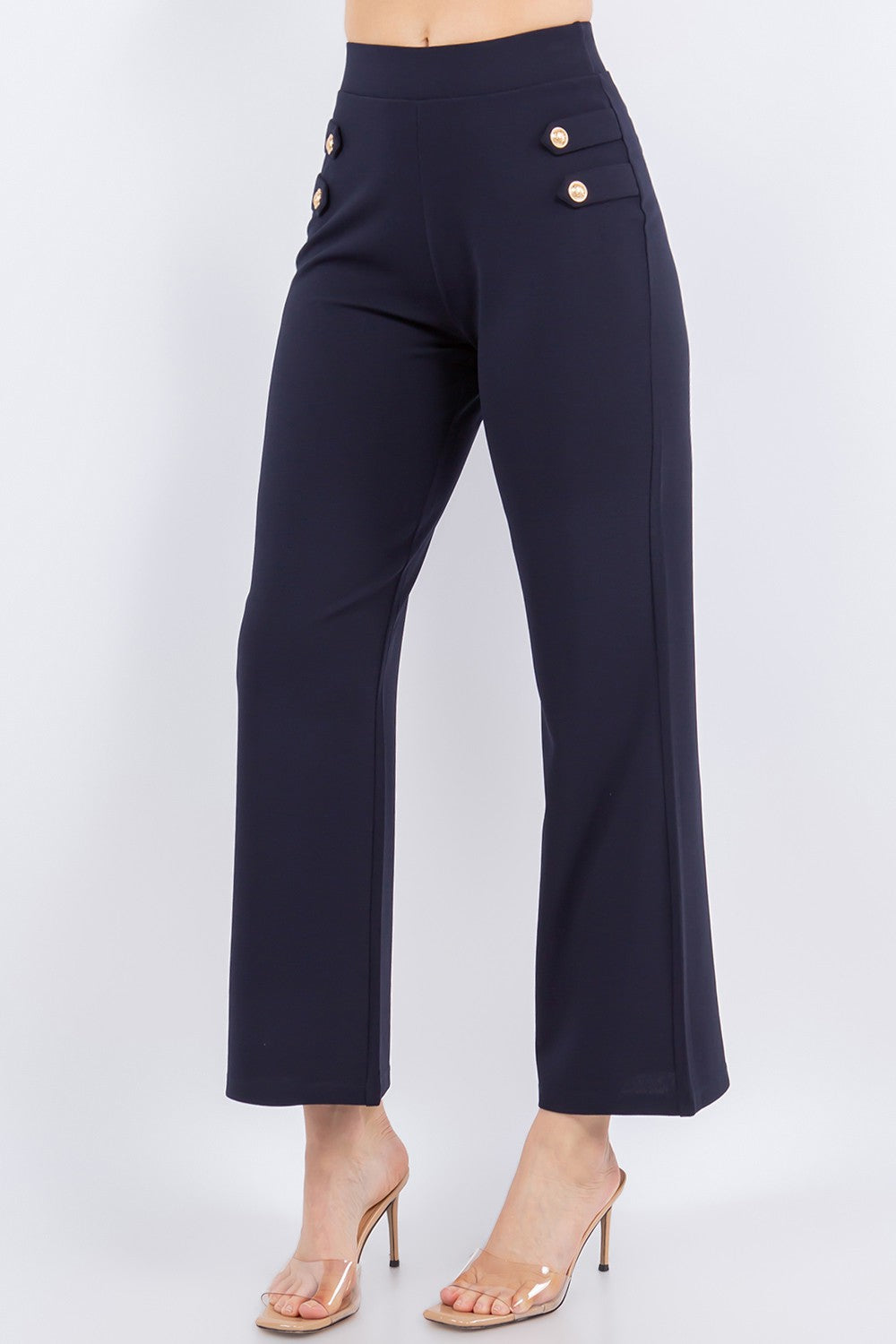 High Waisted Premium Knit Slacks