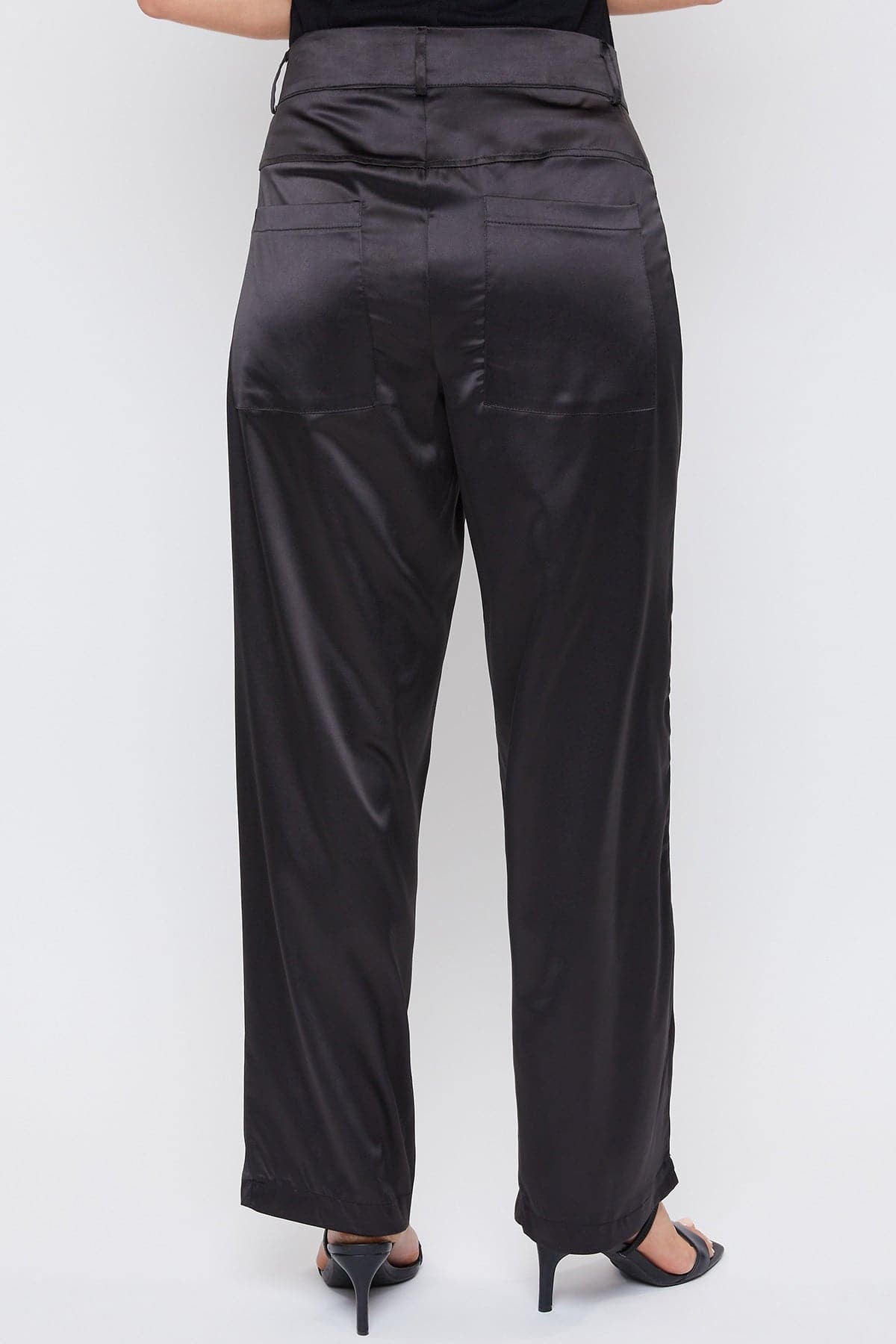 Comfy Stretch Satiny Matte Office Pants