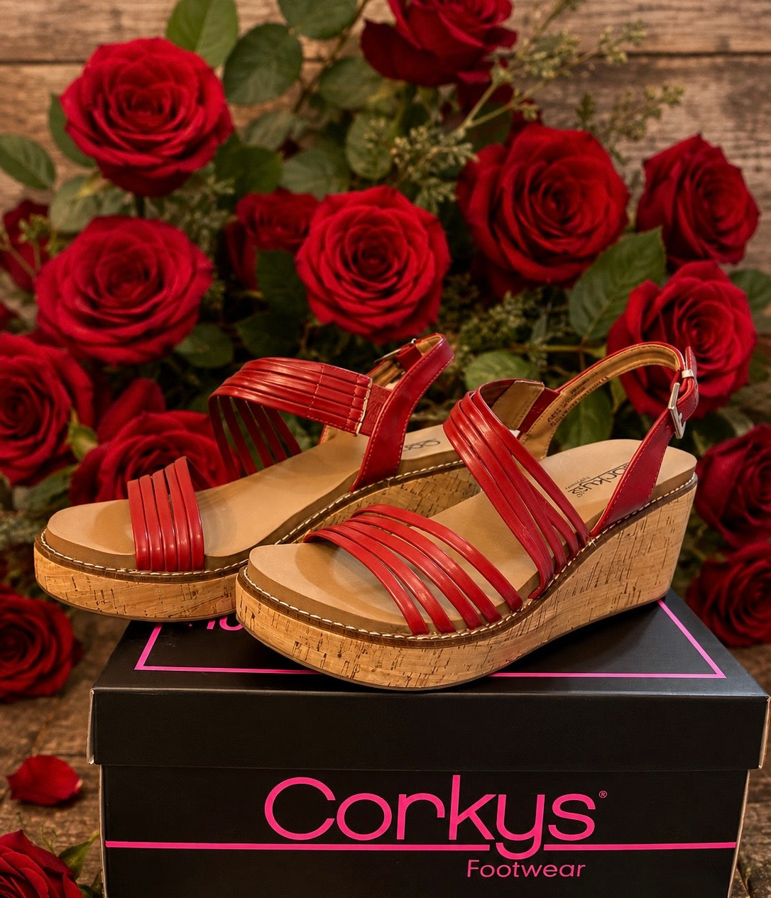 Corkys Red About Last Night shoe