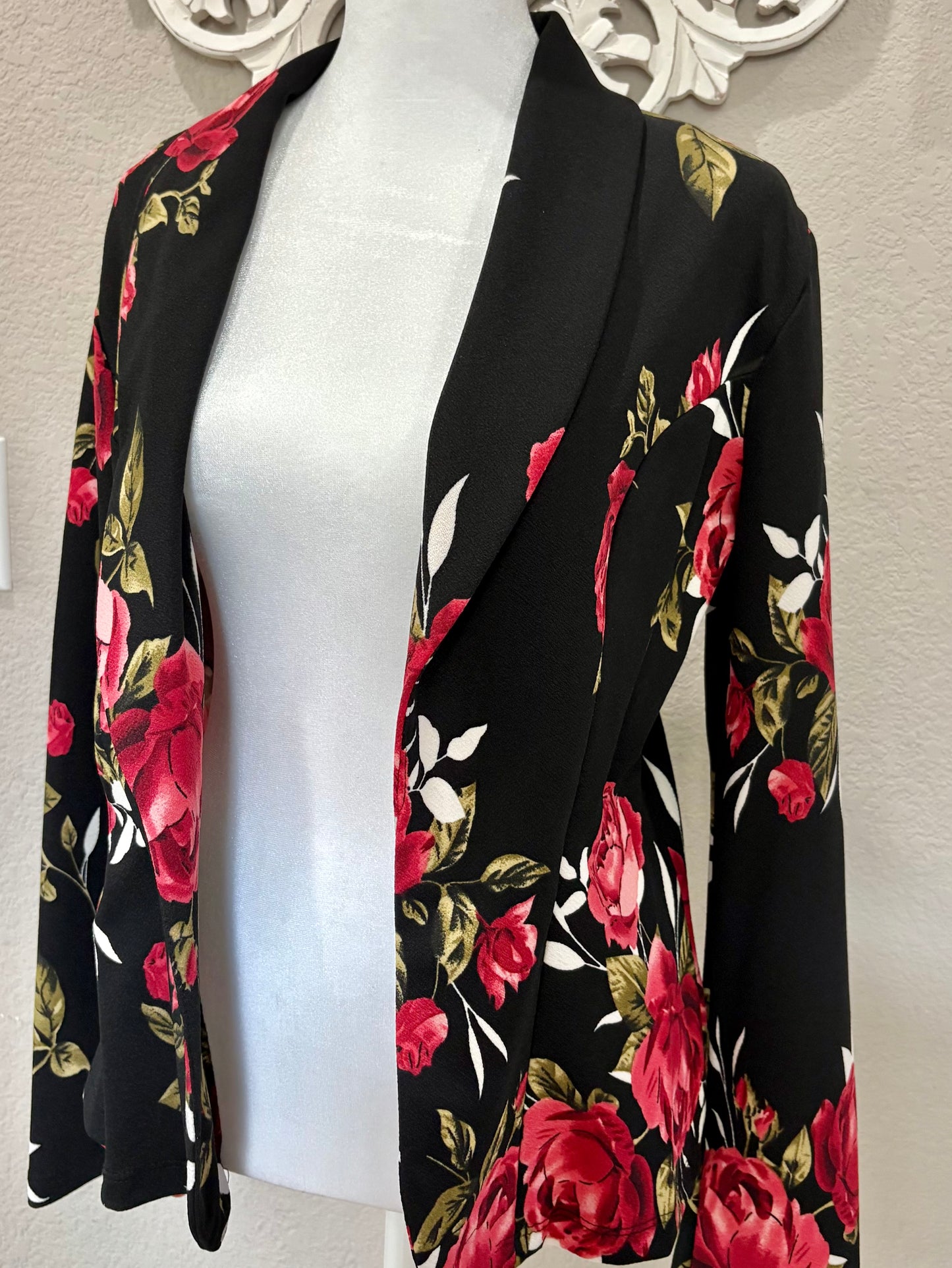 Foral Print Blazer