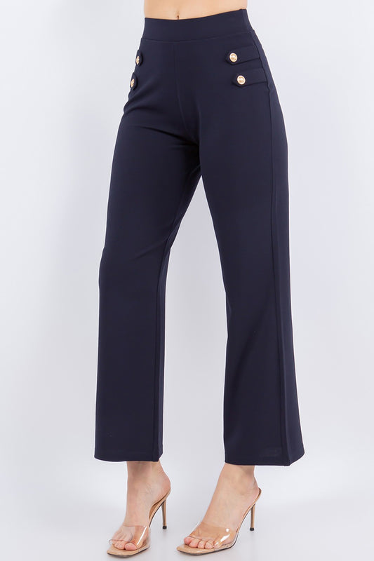 High Waisted Premium Knit Slacks