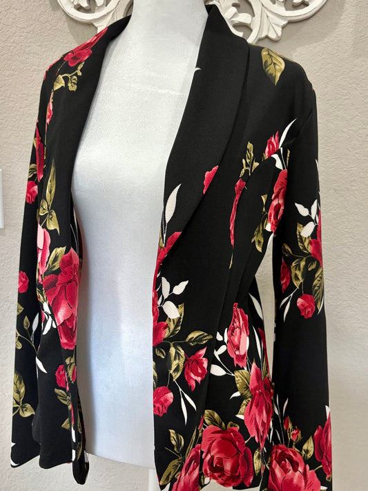 Foral Print Blazer